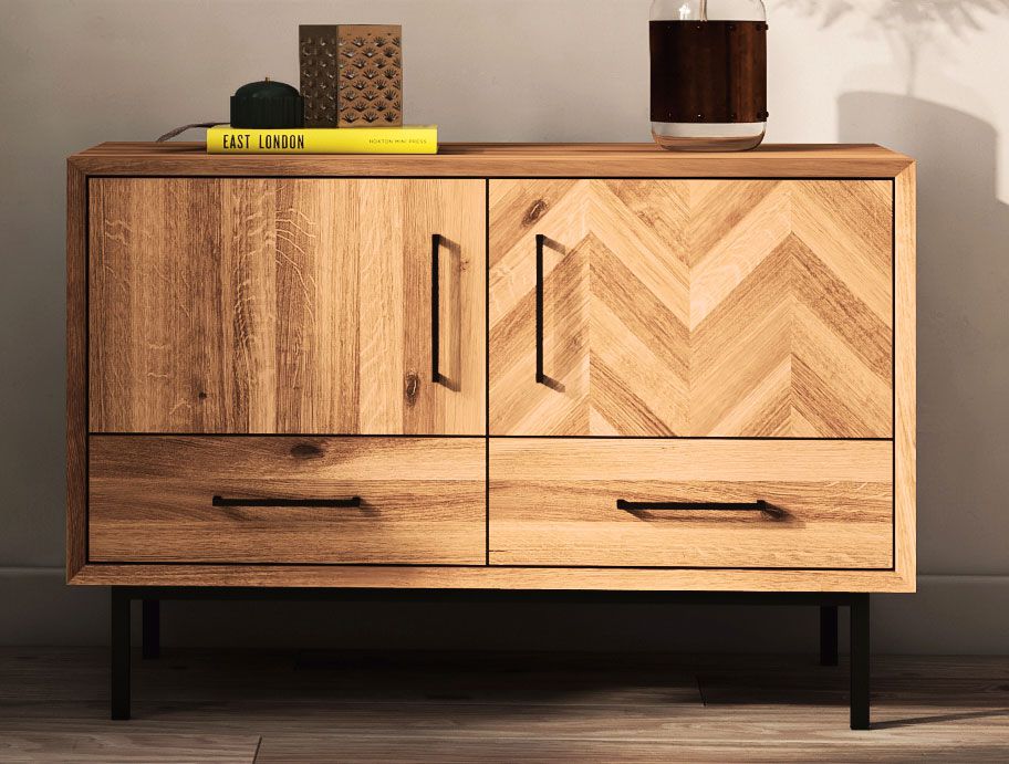 Cassettiera "Kumeu" 21, faggio massello, oliato - 65 x 97 x 45 cm (h x l x p)