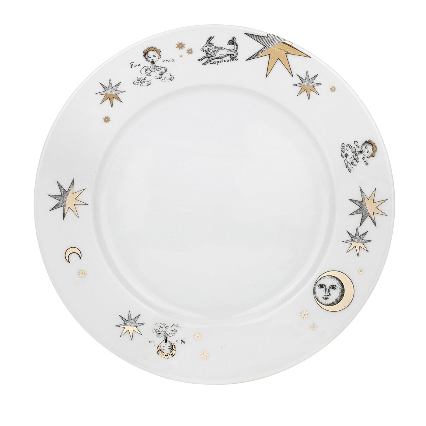 Set di 12 piatti da frutta Astronomici