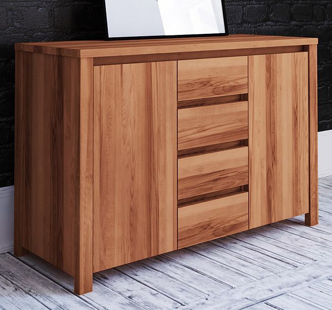 Cassettiera "Tasman" 13, faggio massello, oliato - 77 x 115 x 45 cm (h x l x p)