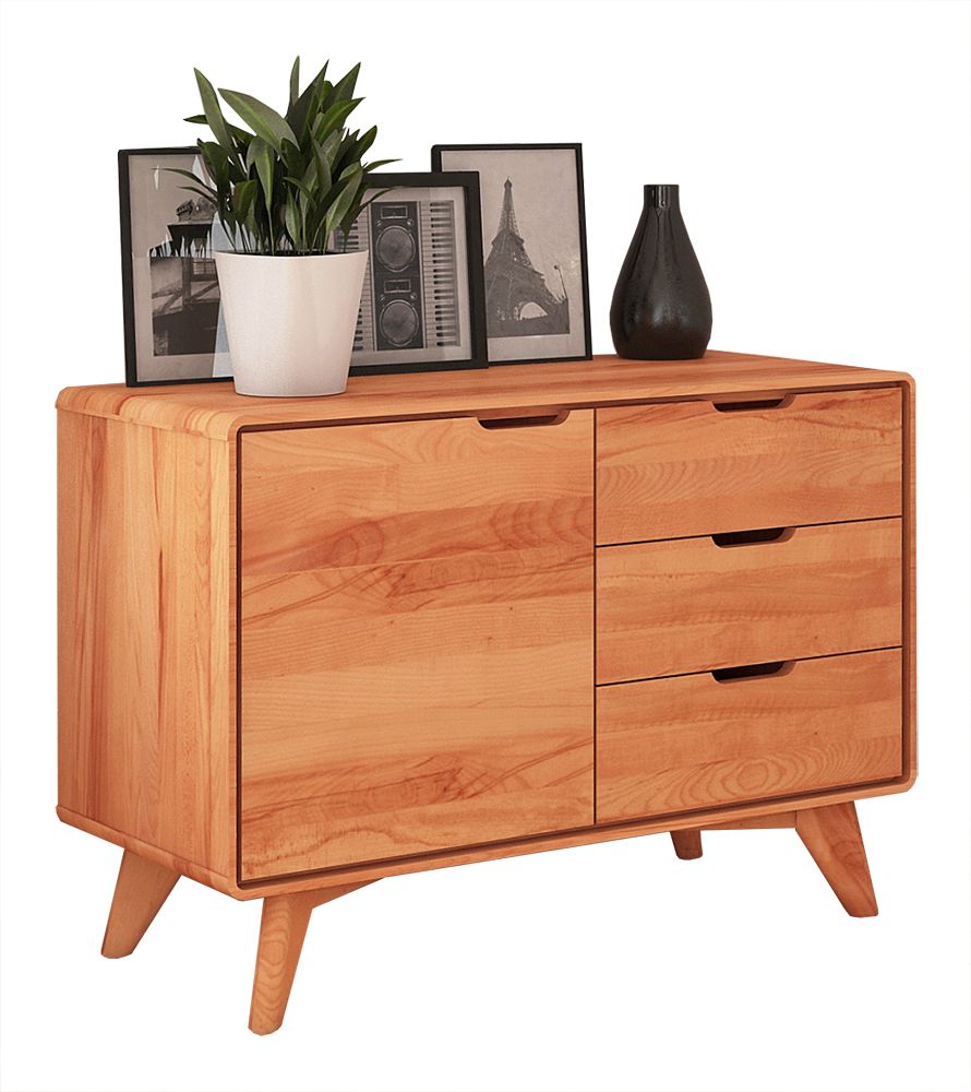 Cassettiera "Timaru" 10, legno faggio massello oliato - 63 x 90 x 40 cm (h x l x p)