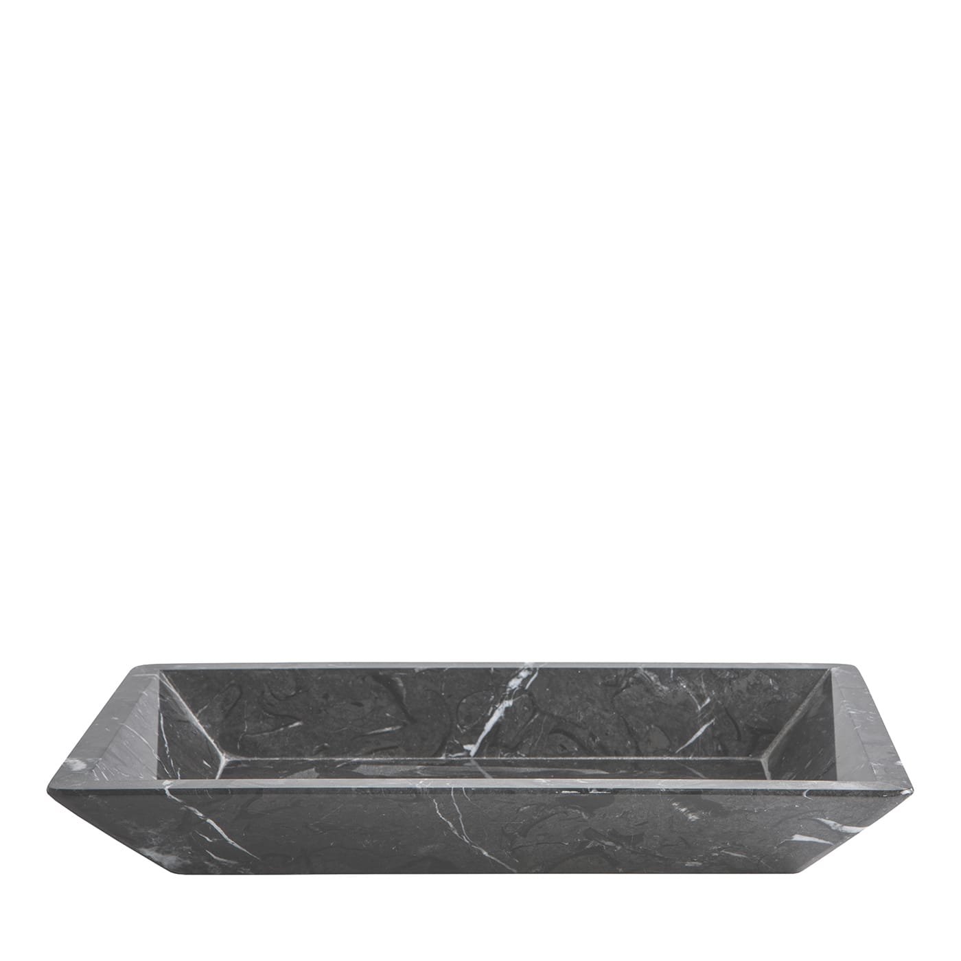 Vassoio in marmo nero Marquina