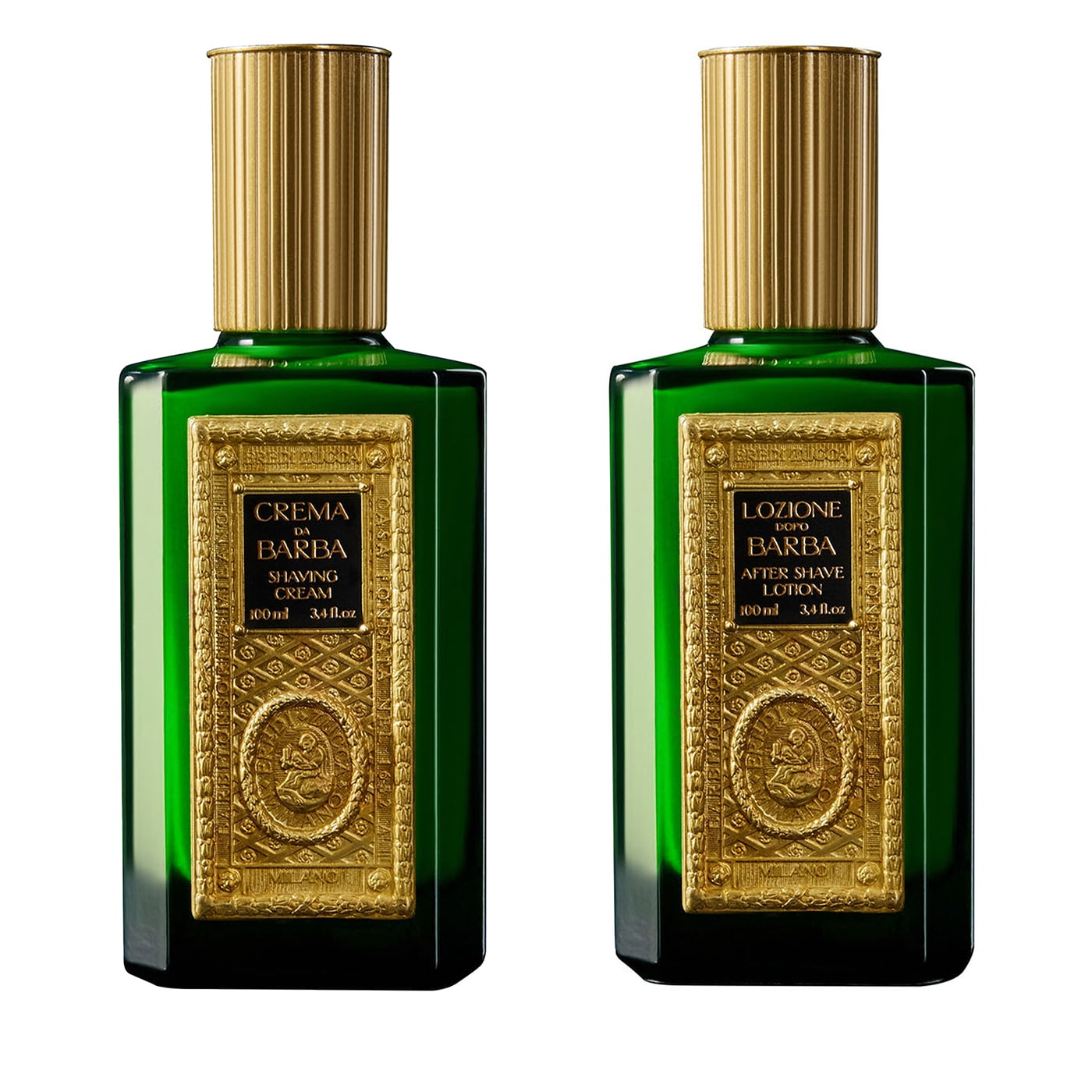 Set di crema da barba e lozione dopobarba profumate Tonsor