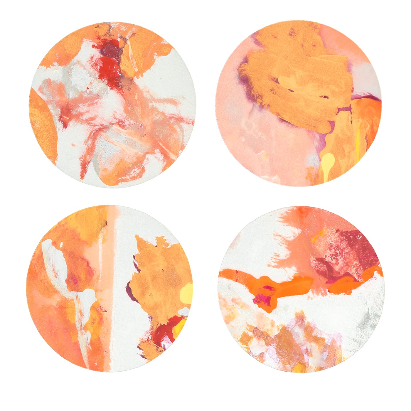 Set di 8 sottobicchieri Apollo