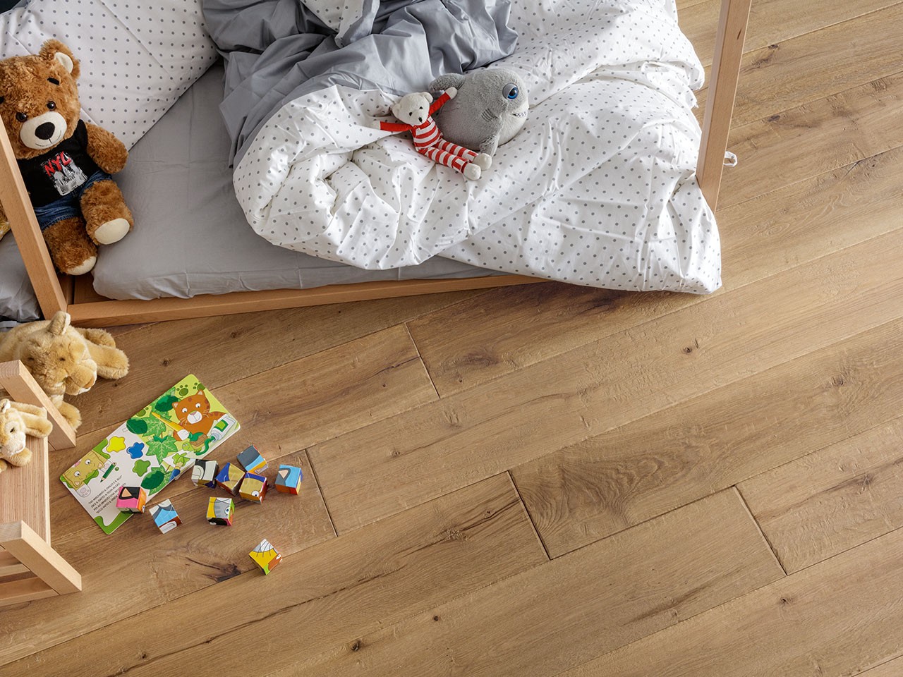 Plancia Parquet Rovere Rustico Naturale Piallato Spazzolato - Loft Natural-69269