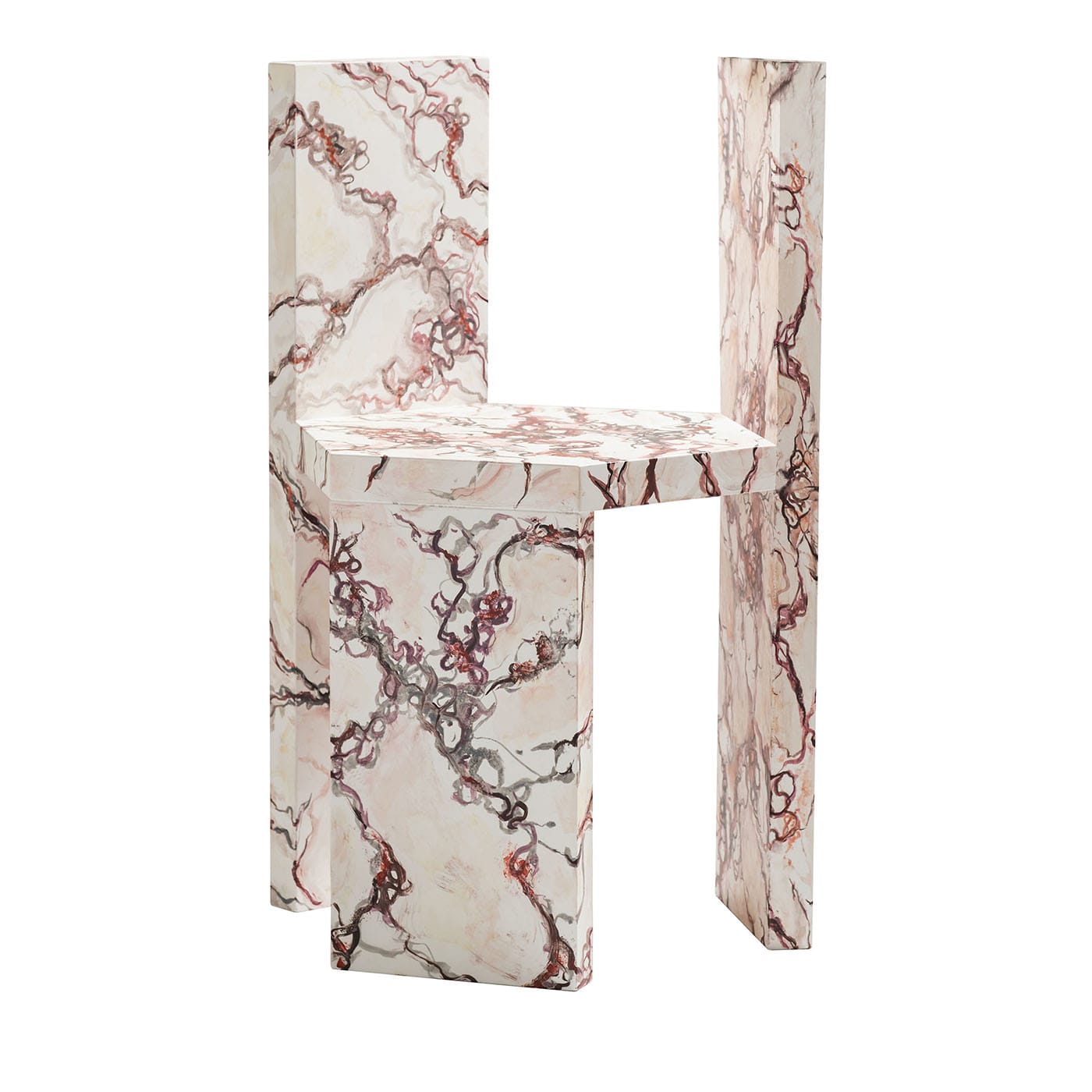 Sedia alata in legno di Antonio Saporito