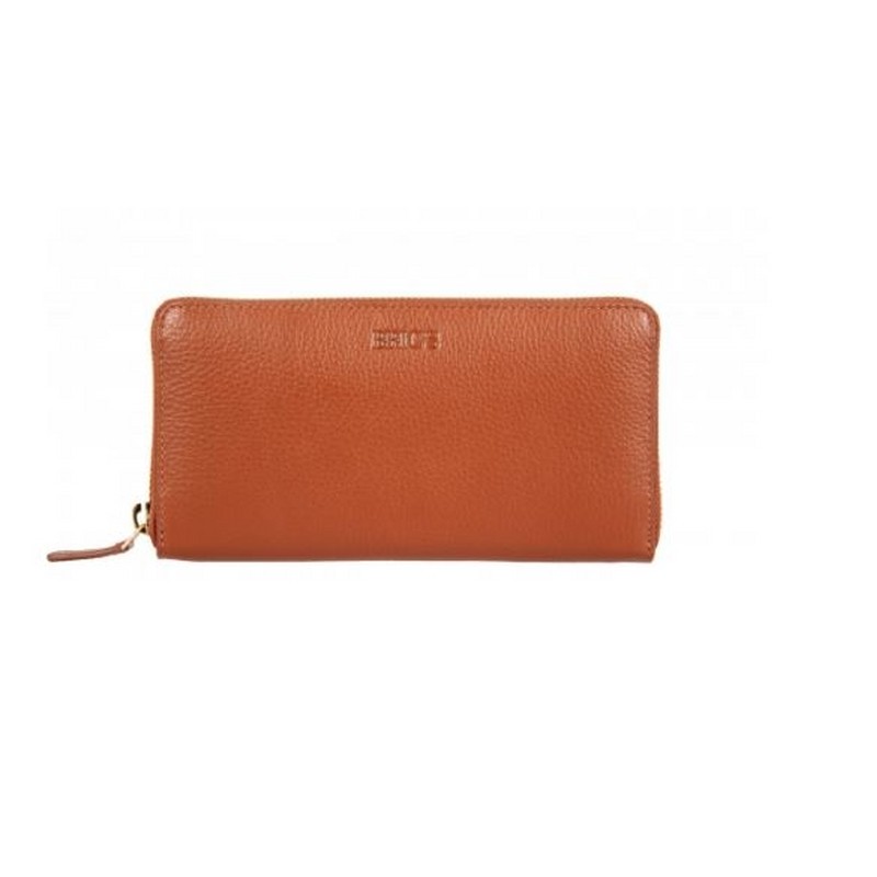 MARMOLADA PORTAFOGLI DA DONNA CON ZIP IN PELLE TABACCO BRIC'S