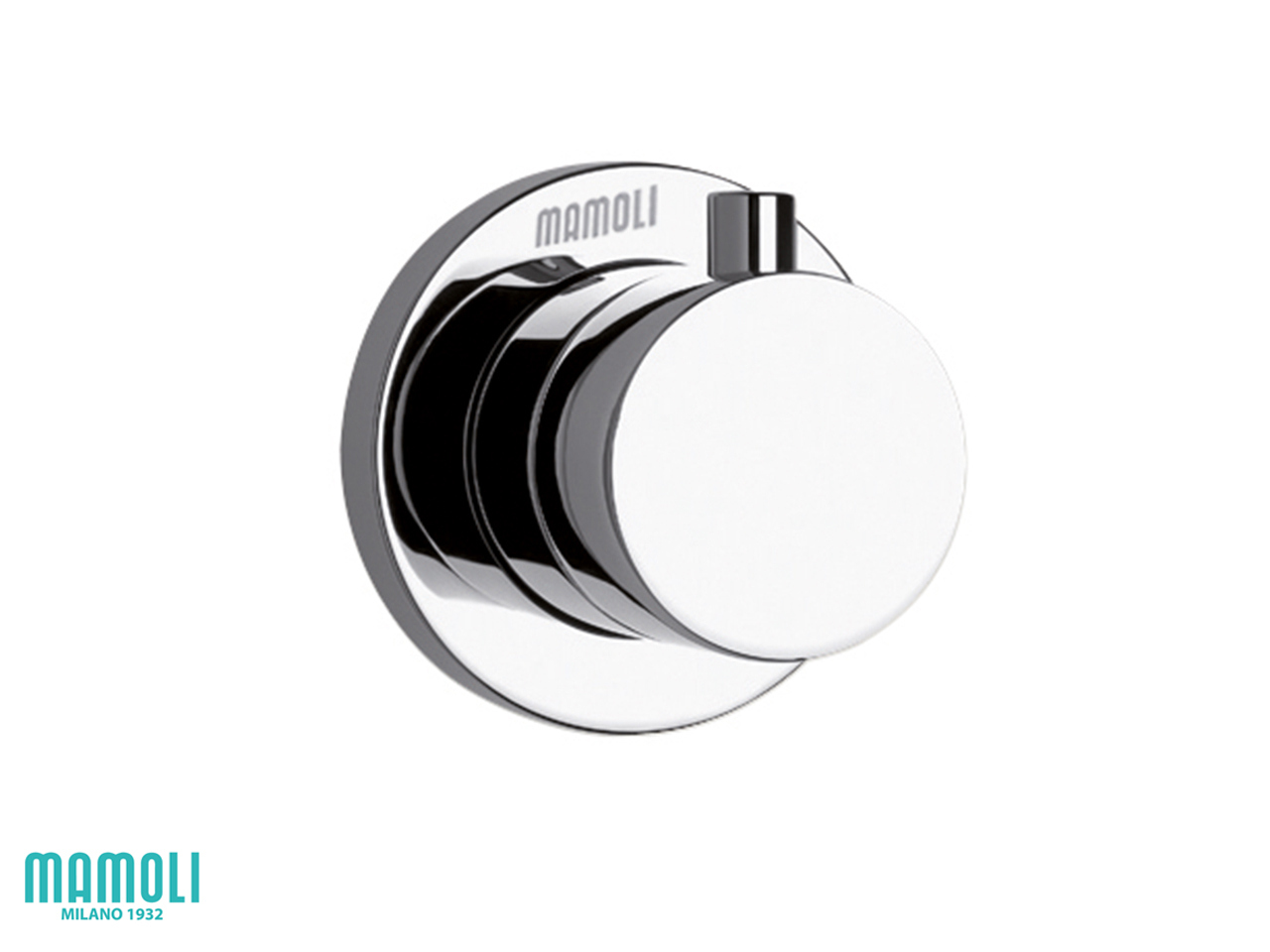 Placca con Deviatore 3 Vie Doccia Incasso Pico Monocomando Cromo-59772