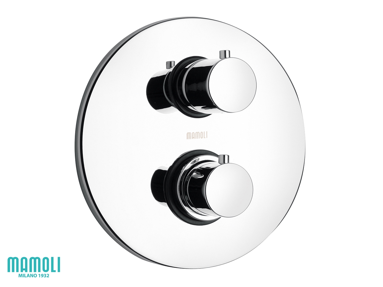 Placca per Miscelatore Doccia Incasso con Deviatore 2 Vie Pico Monocomando Cromo-59776