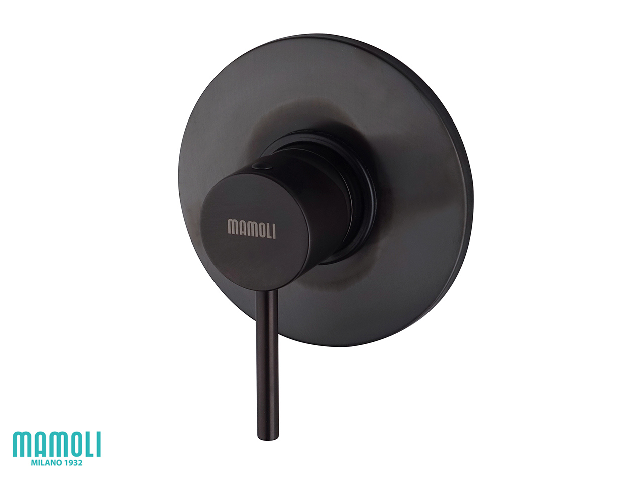 Placca per Miscelatore Doccia Incasso Pico Monocomando Nero Opaco-59767