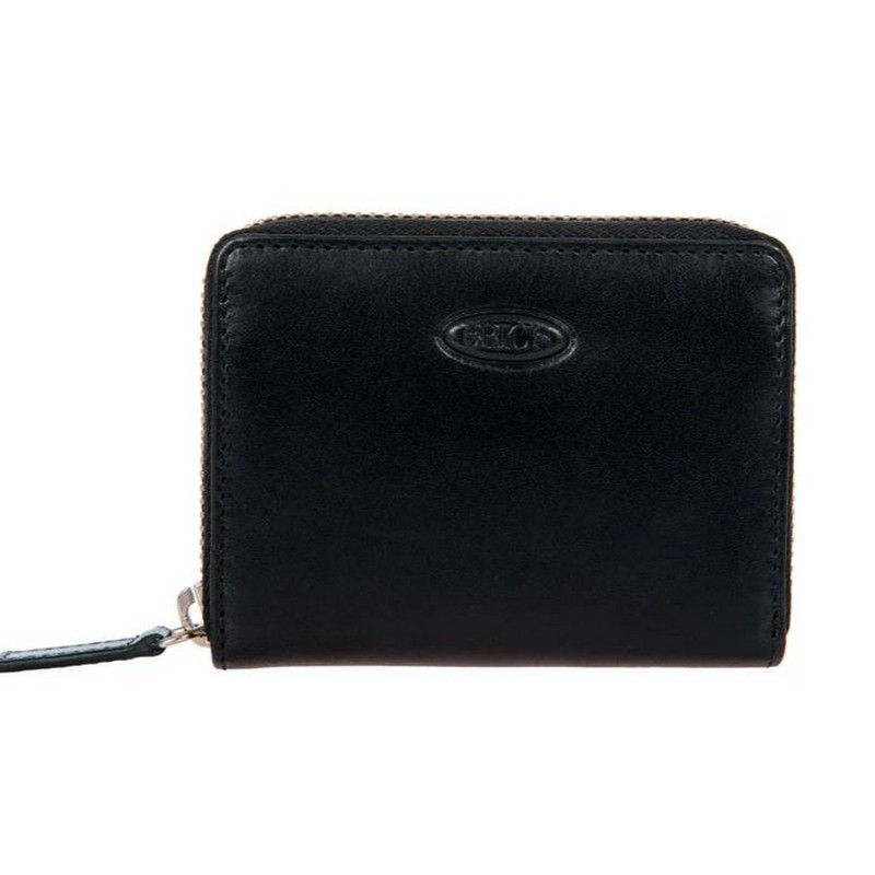 MONTE ROSA PORTA CARTE DI CREDITO NERO 8X10.5X3 CM. BRIC'S