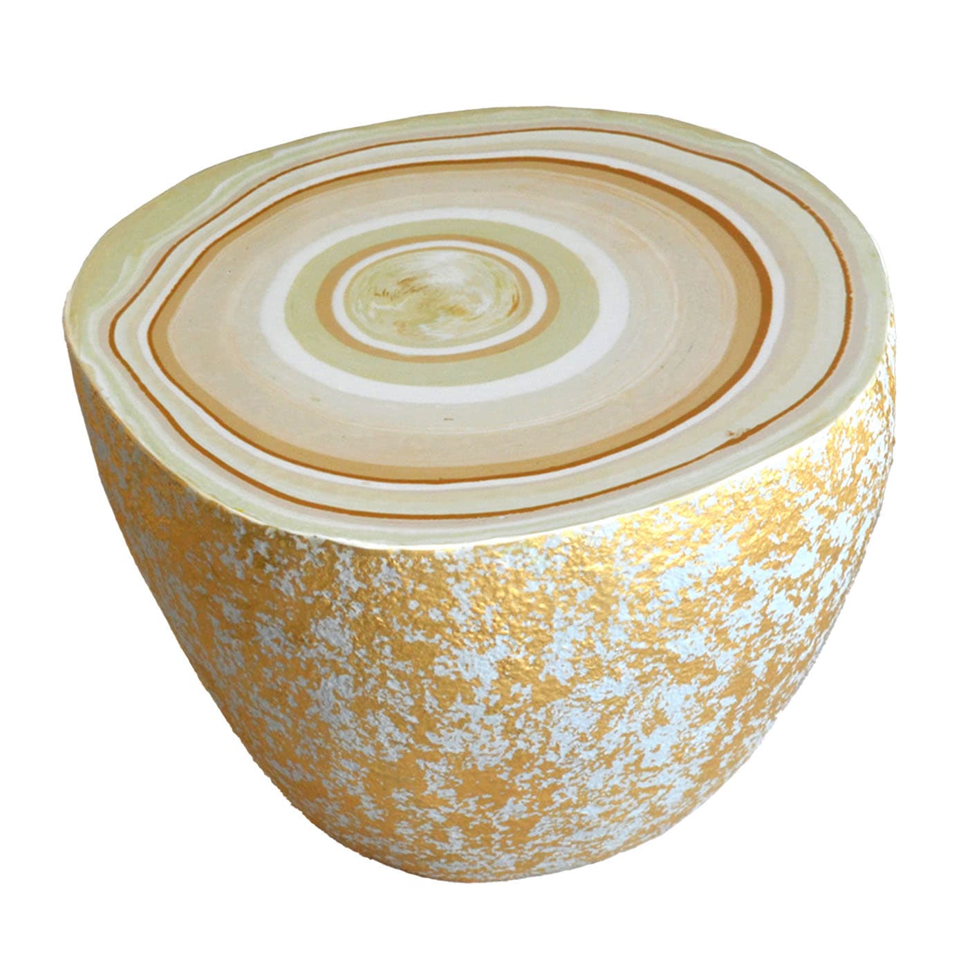 BonBon Tavolino irregolare dorato e beige #2