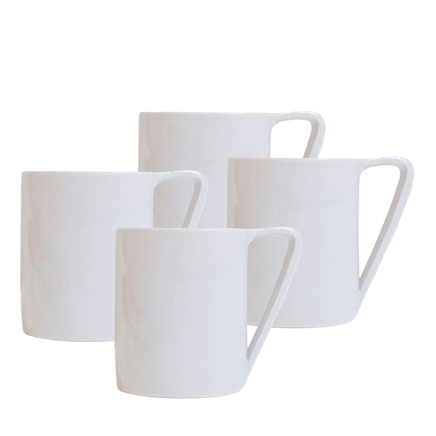 Set di 4 tazze Milano Nebbia