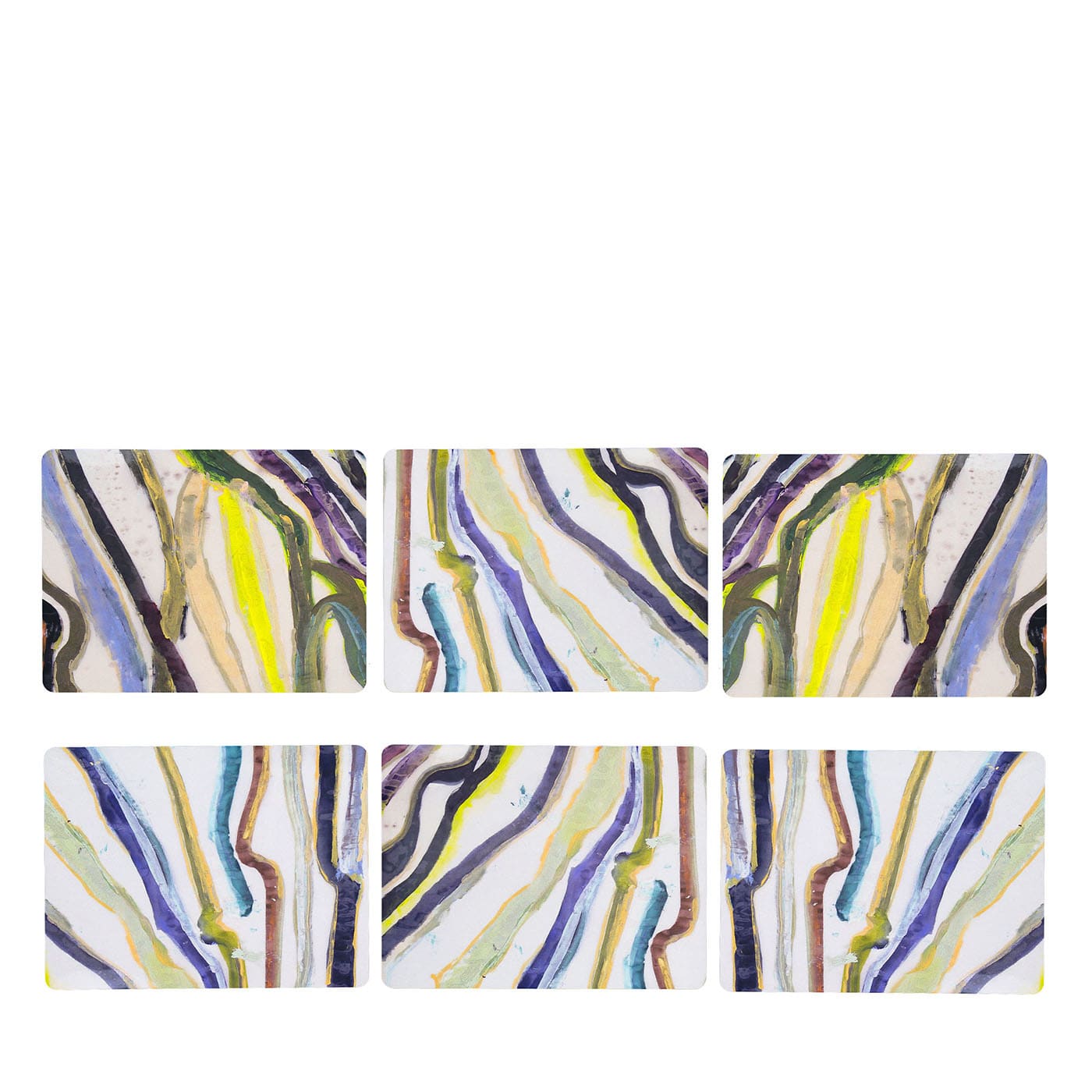 Set di 6 tovagliette rettangolari Amazonia