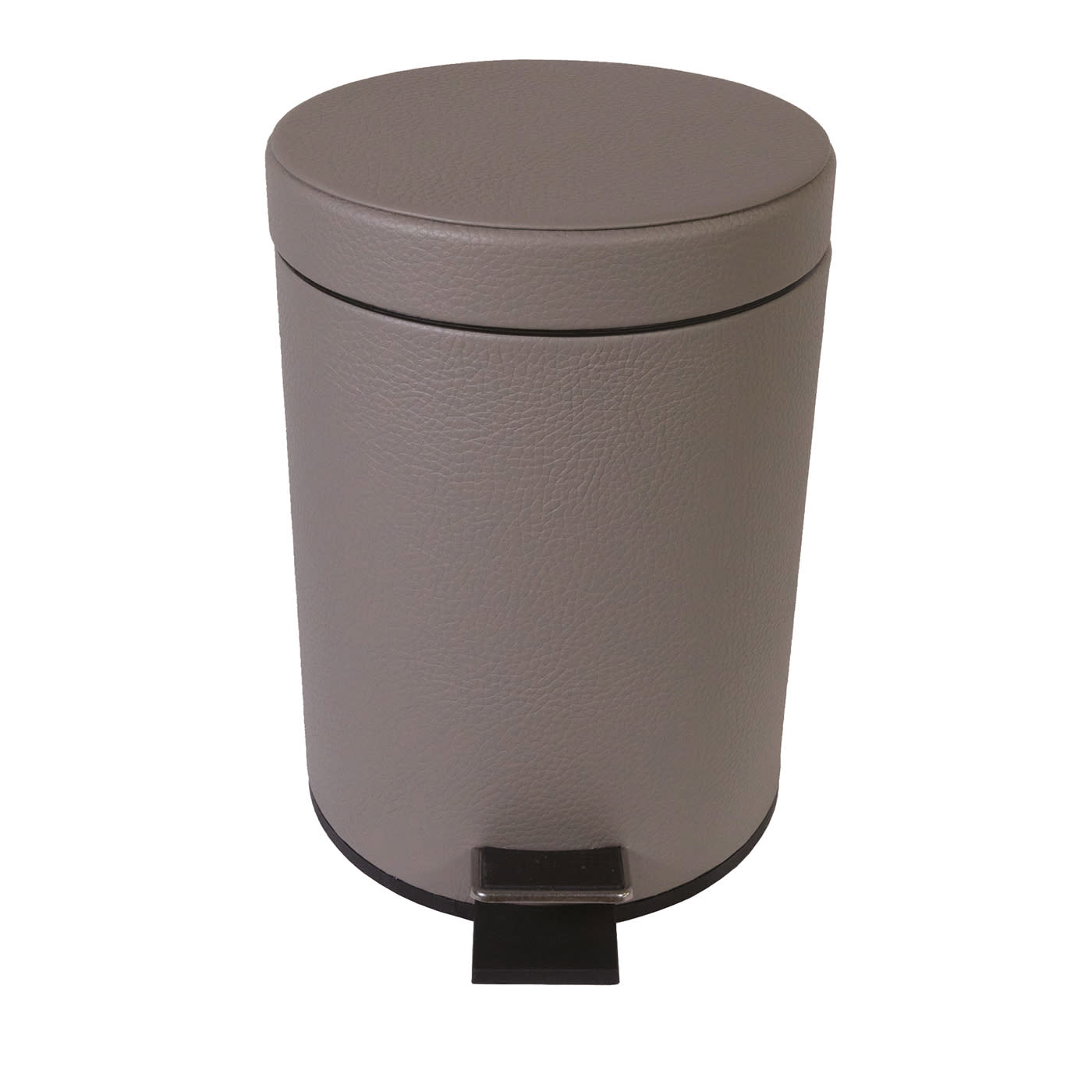 Cestino grigio per toilette