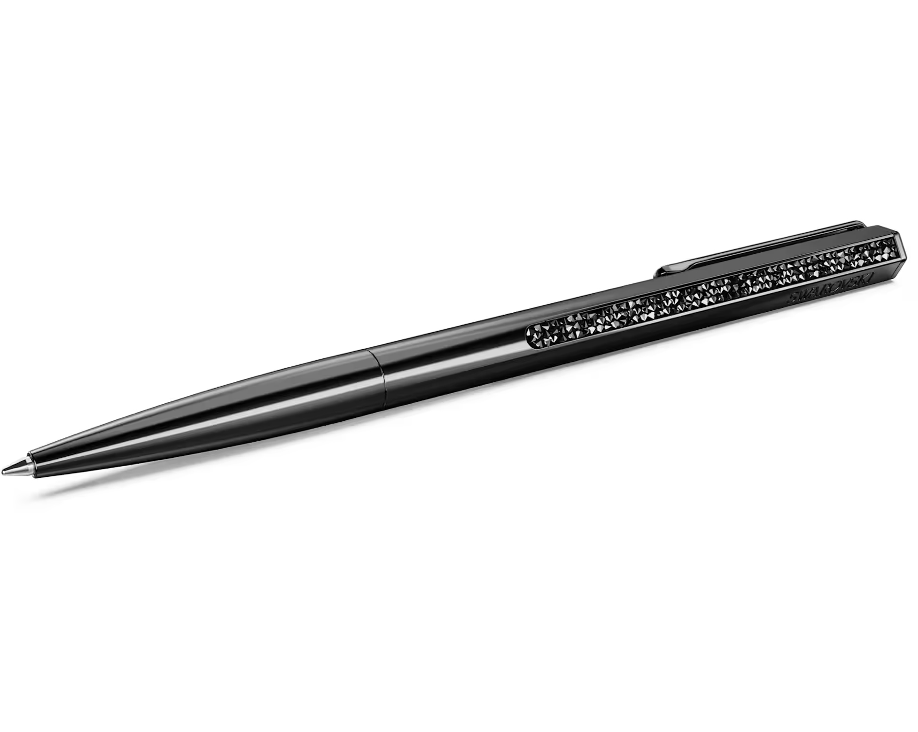 Penna A Sfera Crystal Shimmer Nero