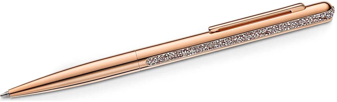 Penna A Sfera Crystal Shimmer Oro Rosa