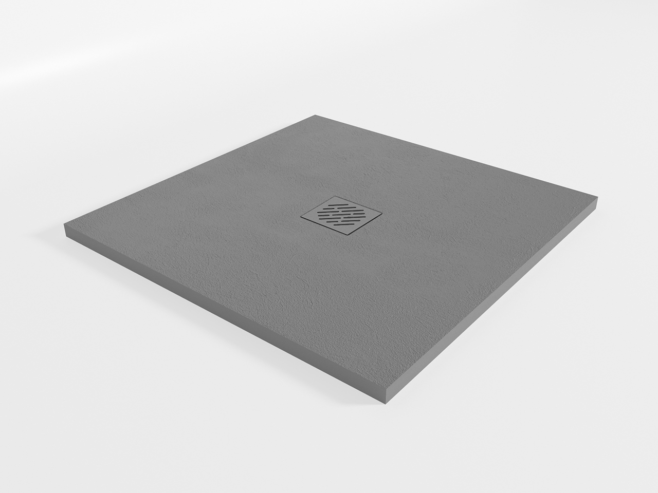 Piatto Doccia Cosmos 80x80 Resina Grigio-68183