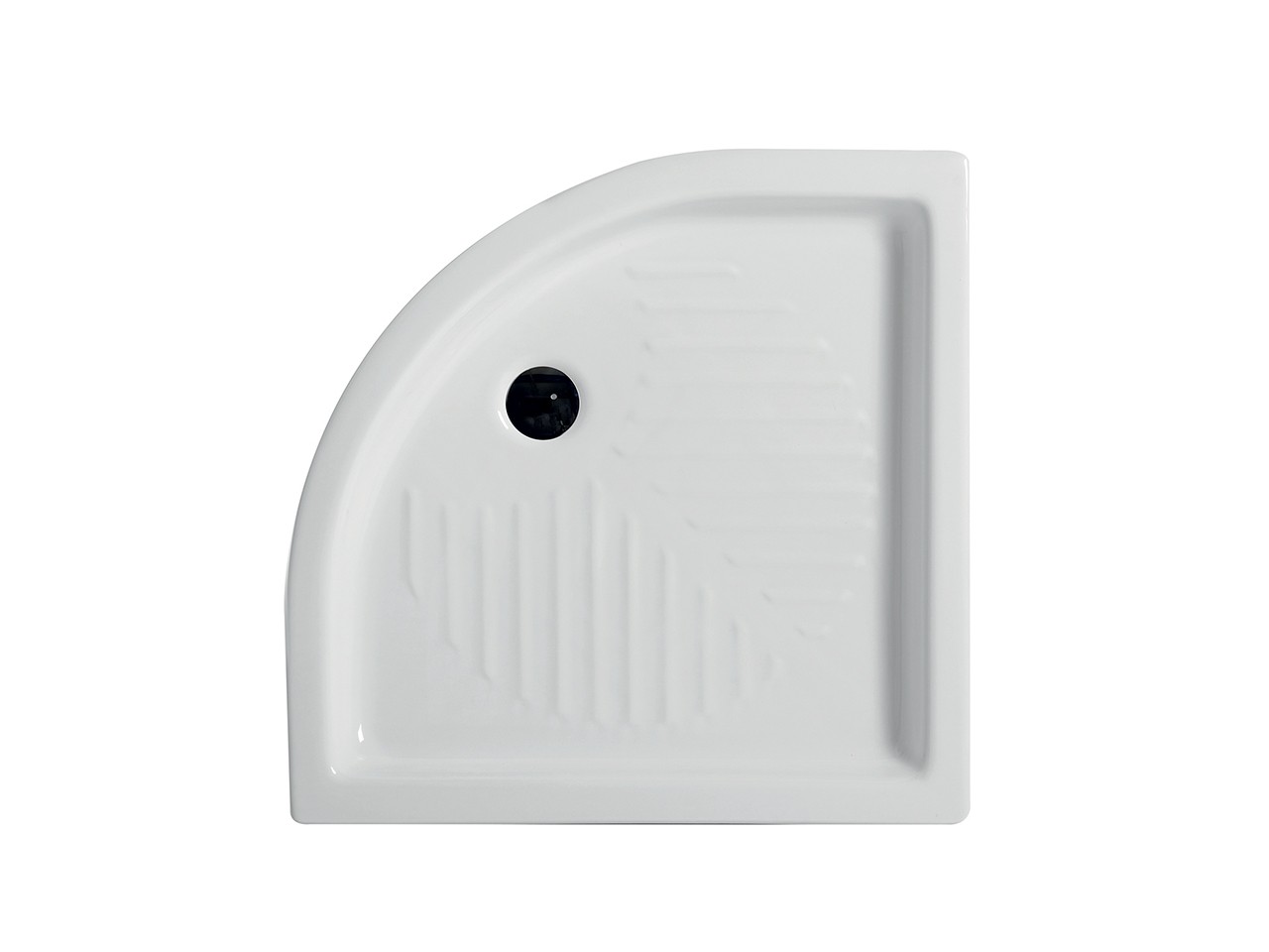 Piatto Doccia Dai 80X80 H10 Semicircolare Ceramica Bianco-70976