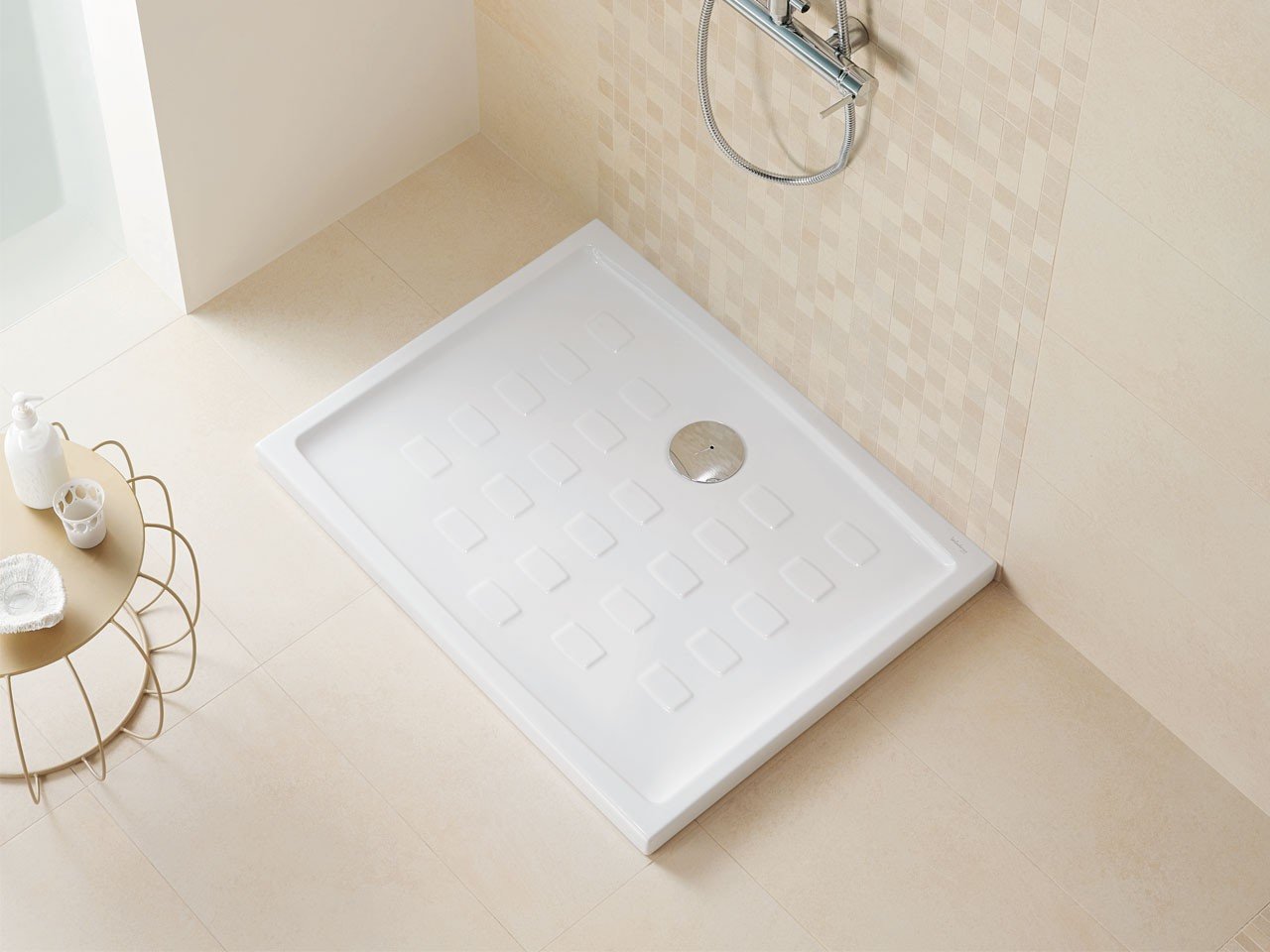 Piatto Doccia Danilo 70X90 H5 Ceramica Bianco-3608