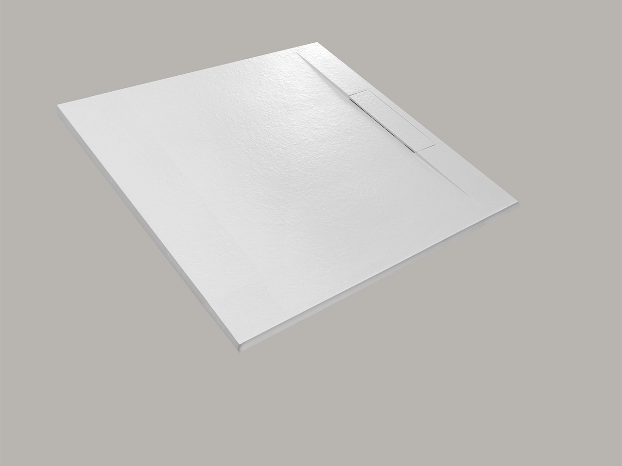 Piatto Doccia Dot 90x120 in Resina Effetto Pietra Bocciardata Bianco-74679