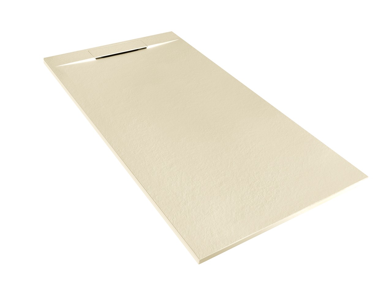 Piatto Doccia Matic 70x150 in Resina Effetto Pietra Bocciardata Avorio-74544