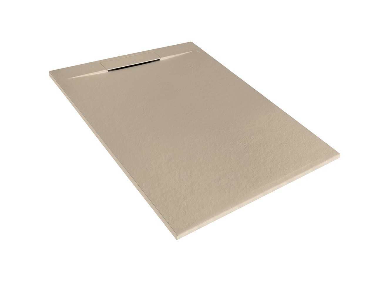 Piatto Doccia Matic 80x100 in Resina Effetto Pietra Bocciardata Tortora-74569