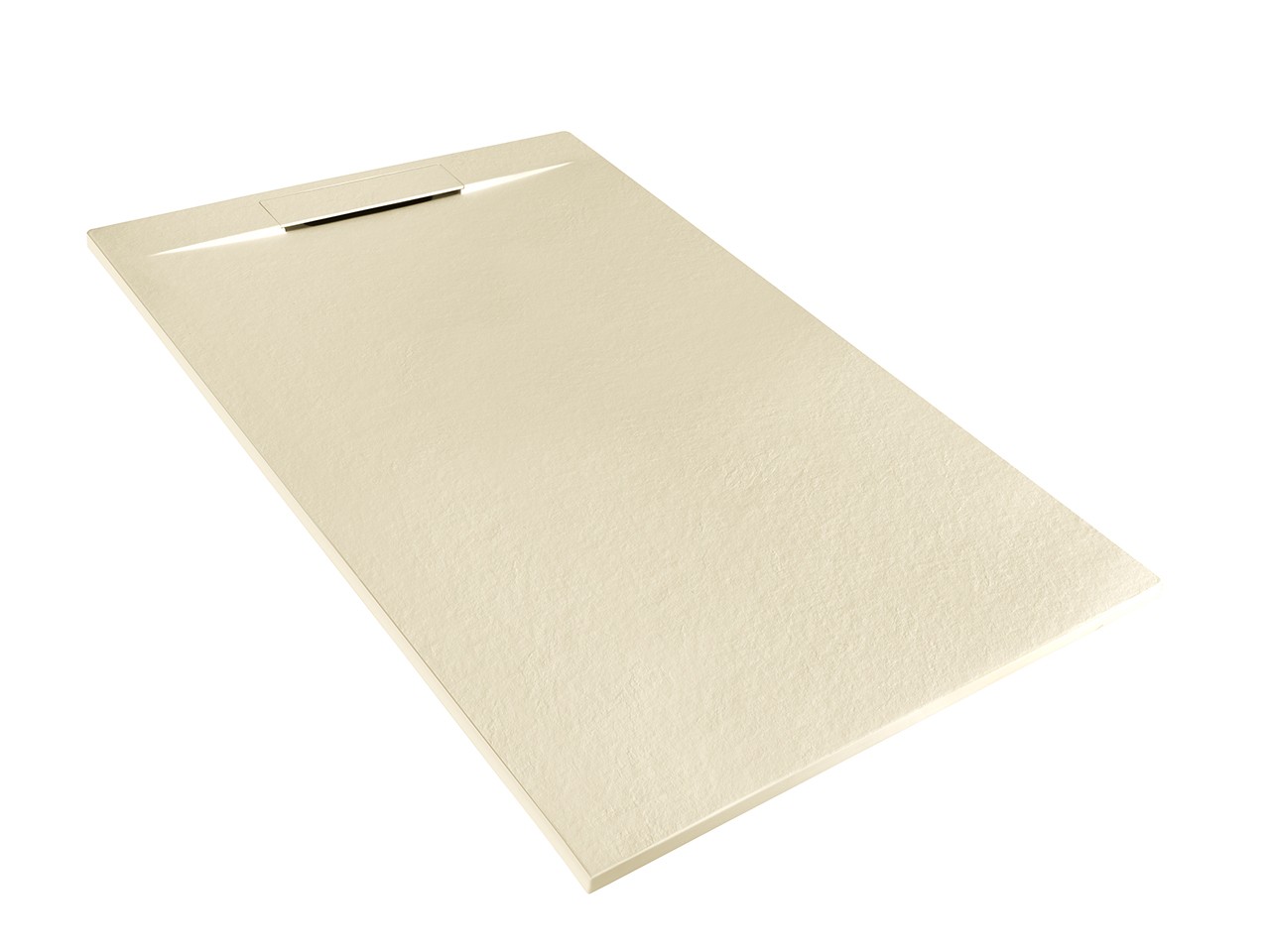 Piatto Doccia Matic 80x120 in Resina Effetto Pietra Bocciardata Avorio-74549