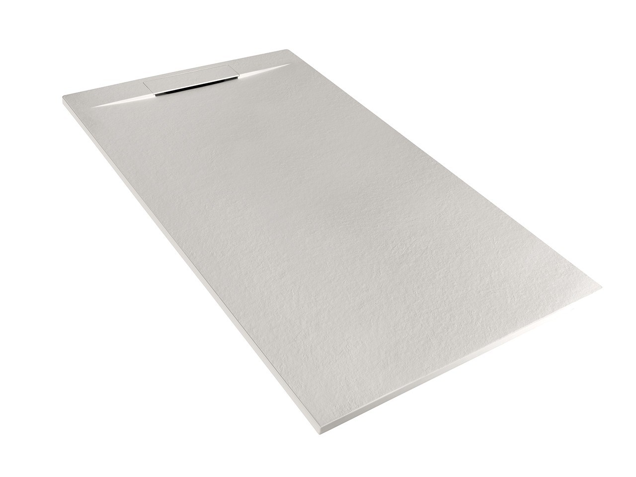 Piatto Doccia Matic 80x140 in Resina Effetto Pietra Bocciardata Grigio-74592