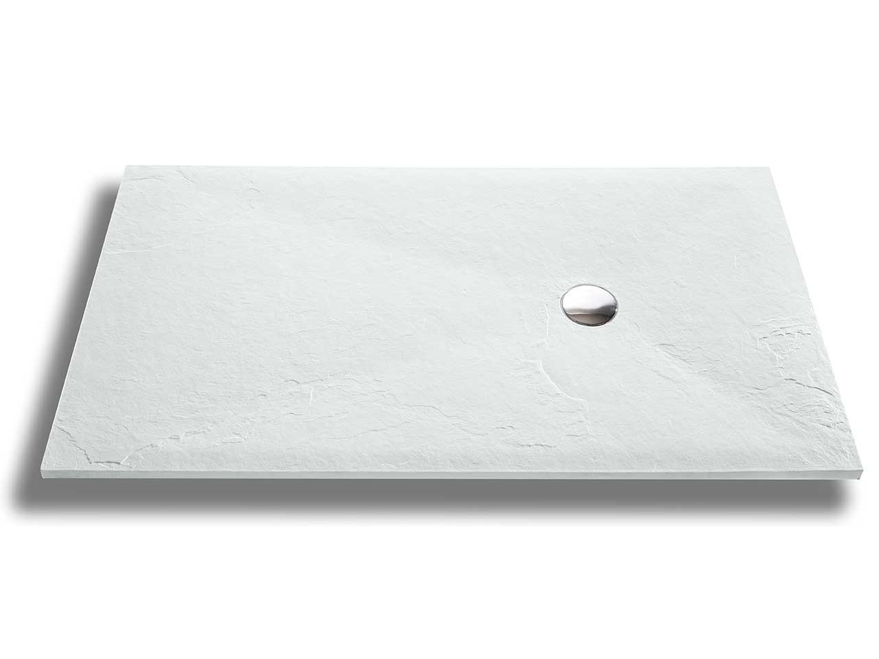 Piatto Doccia Slate 70X90 H3 Pietra Ricostruita Bianco-11946