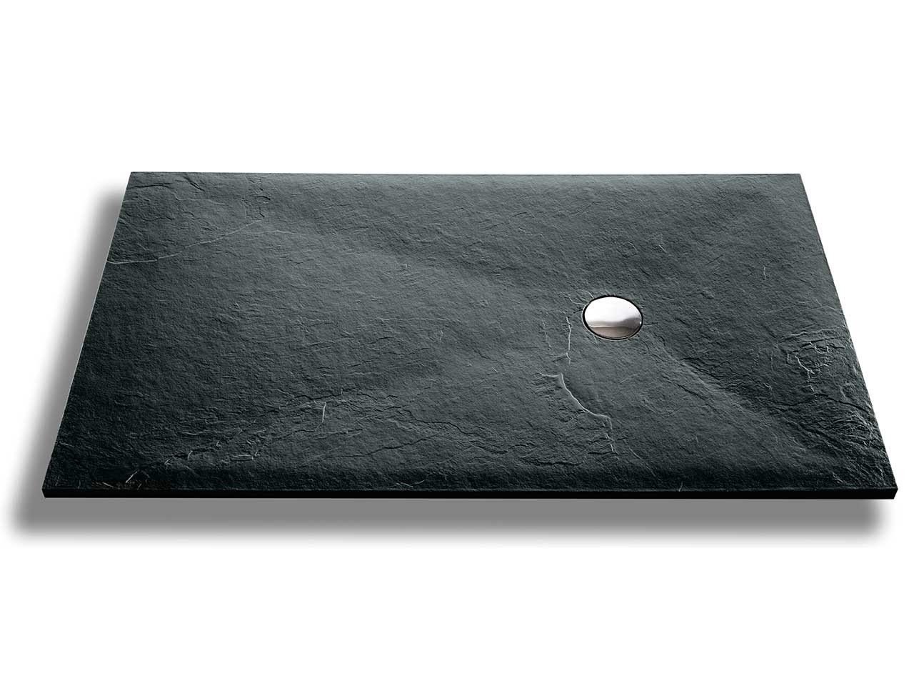 Piatto Doccia Slate 70X140 H3 Pietra Ricostruita Grigio Carnico-11941