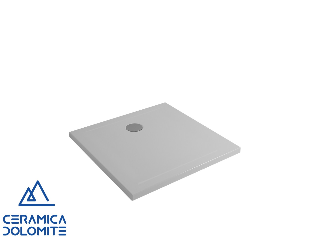 Piatto Doccia Squash 80x80 cm in Ceramica Bianco-75985