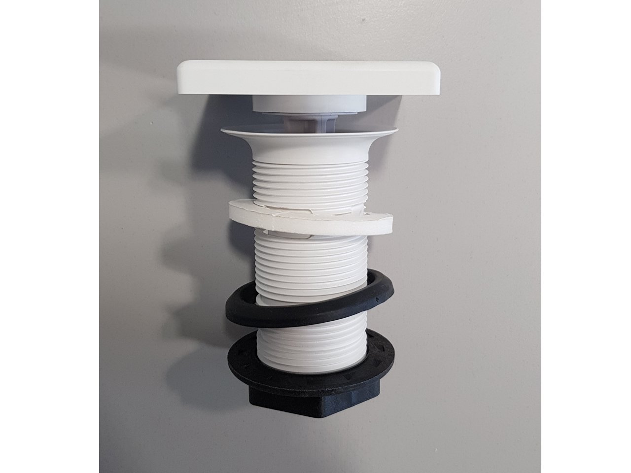 Piletta + Copripiletta per Lavabi Topsy Unitop Hpl Scarico Libero-16485