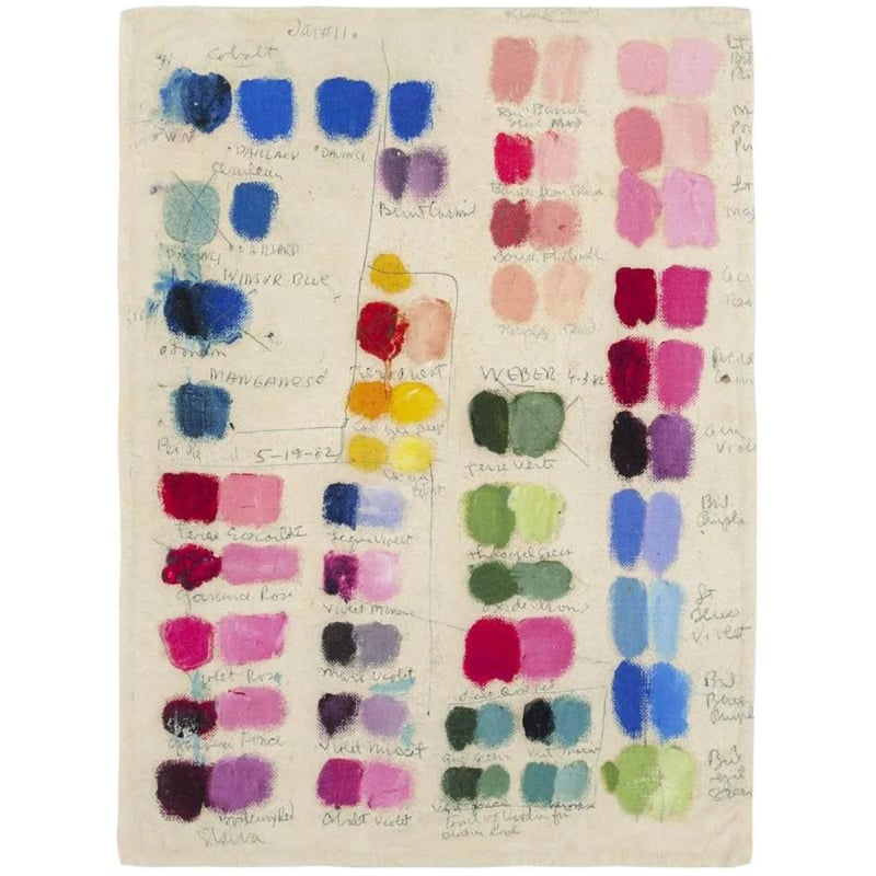 Plaid Mixed Tones Canvas  John Derian