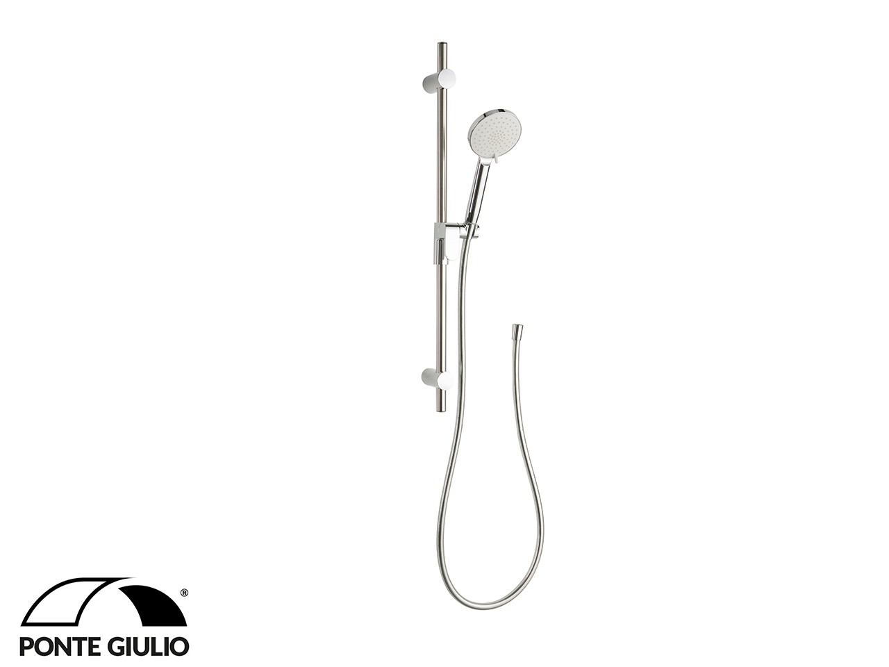 Saliscendi Doccia Linea Eternal Basic L70 cm con Doccetta Multigetto Inox Cromo-71644