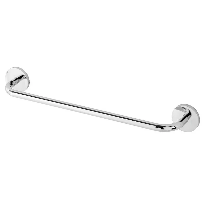 Porta asciugamani a muro 40 cm in acciaio cromato Bora
