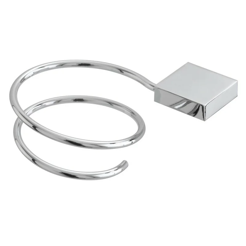 Porta phon da muro in acciaio cromato Futura