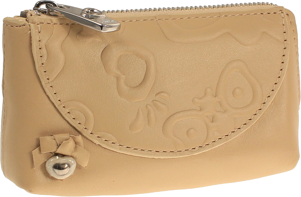 Portachiavi A Zip Prestige Beige