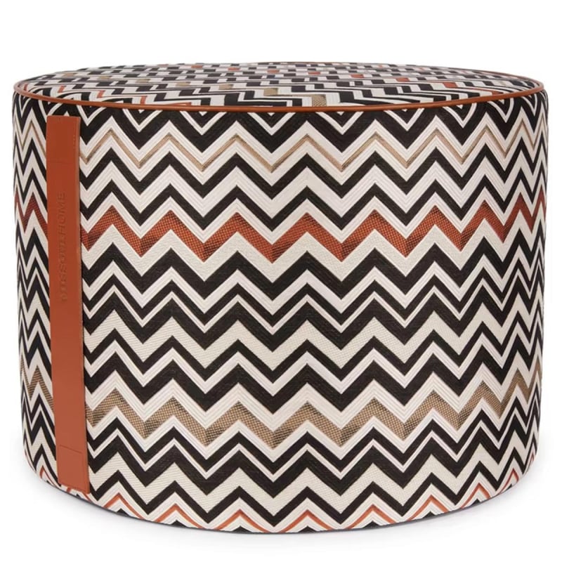 Pouf cylinodrique Belfast Missoni Home