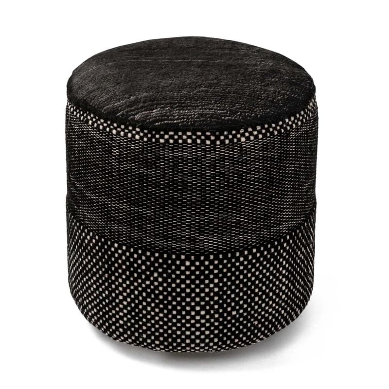 Pouf Tres Persian Negro nanimarquina
