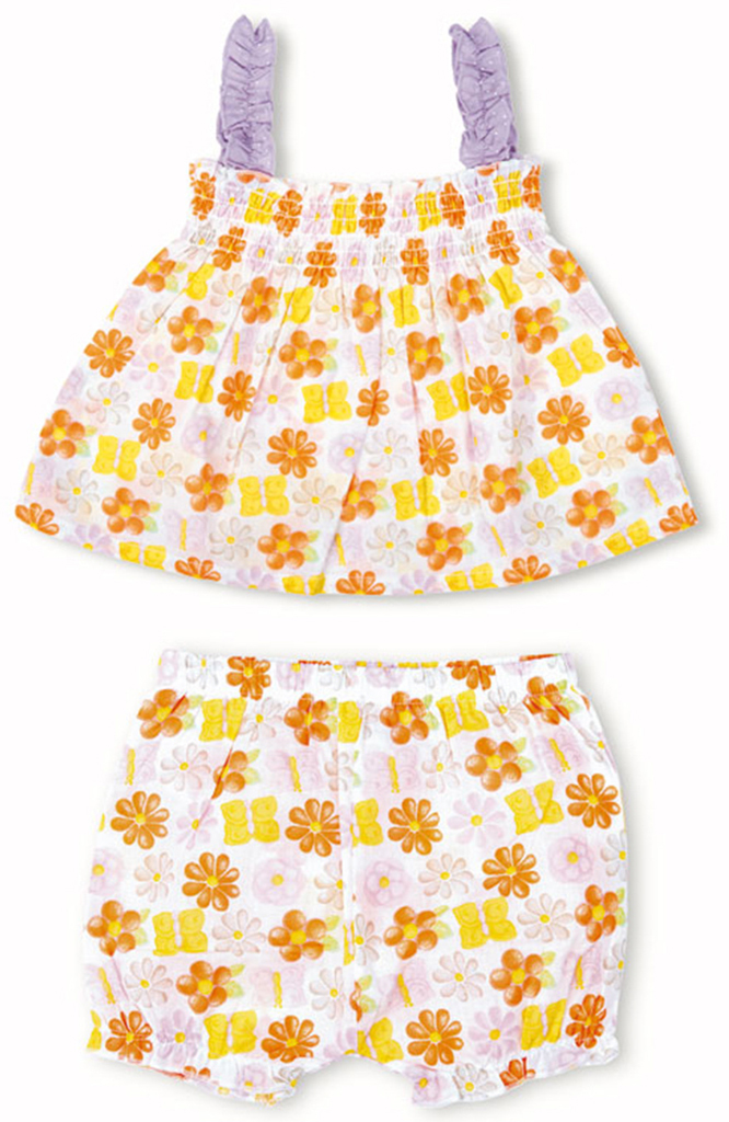 Prendisole Con Culotte Fiori GIrl Thun