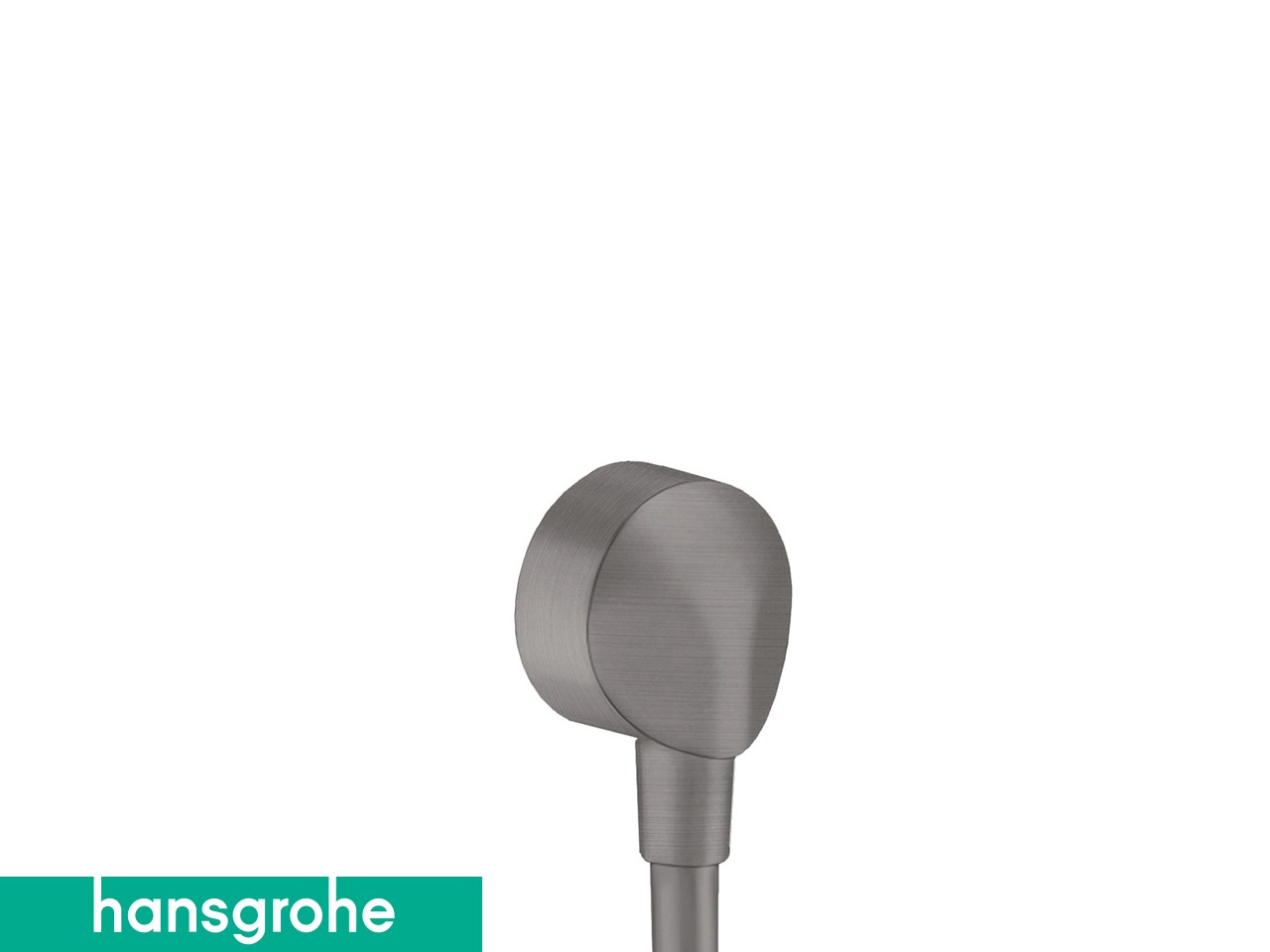 Presa Acqua Hansgrohe® FixFit E Senza Valvola Cromo Scuro Satinato-68507