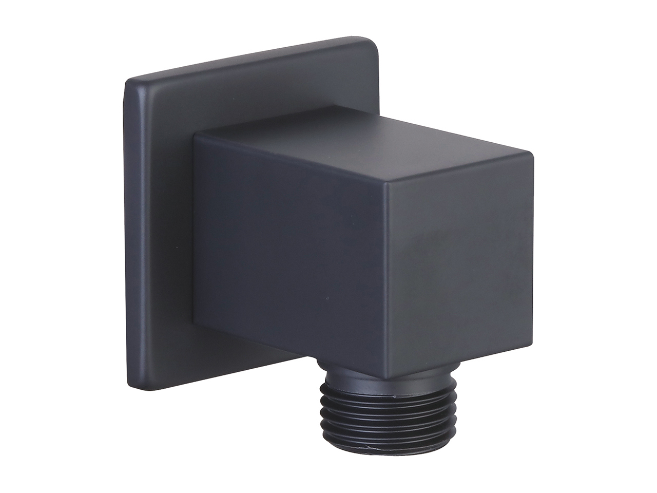 Presa Acqua Low 1/2 Quadrato Nero Opaco-62420