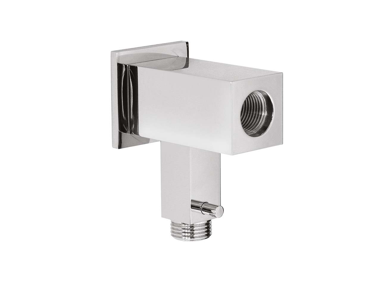 Low Square Deviatore 2 Vie Universale per Braccio Doccia Cromo-62435