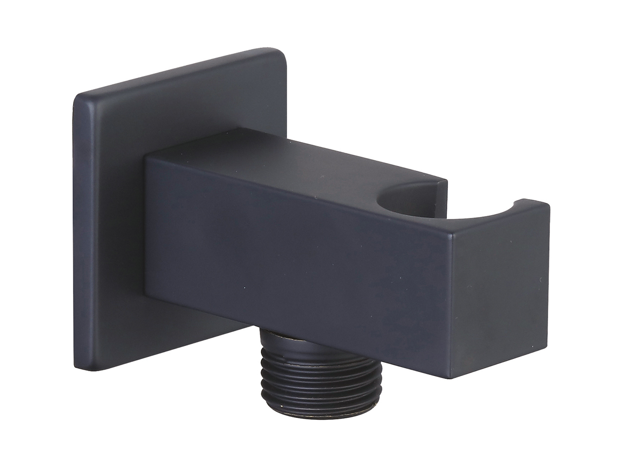 Presa Acqua Low Quadrato Nero Opaco-62422