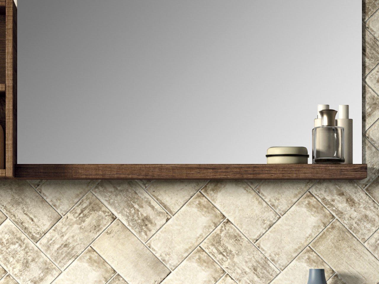 Mensola Bagno Qubo Cm.90X12Xh3,5 Sherwood-13343