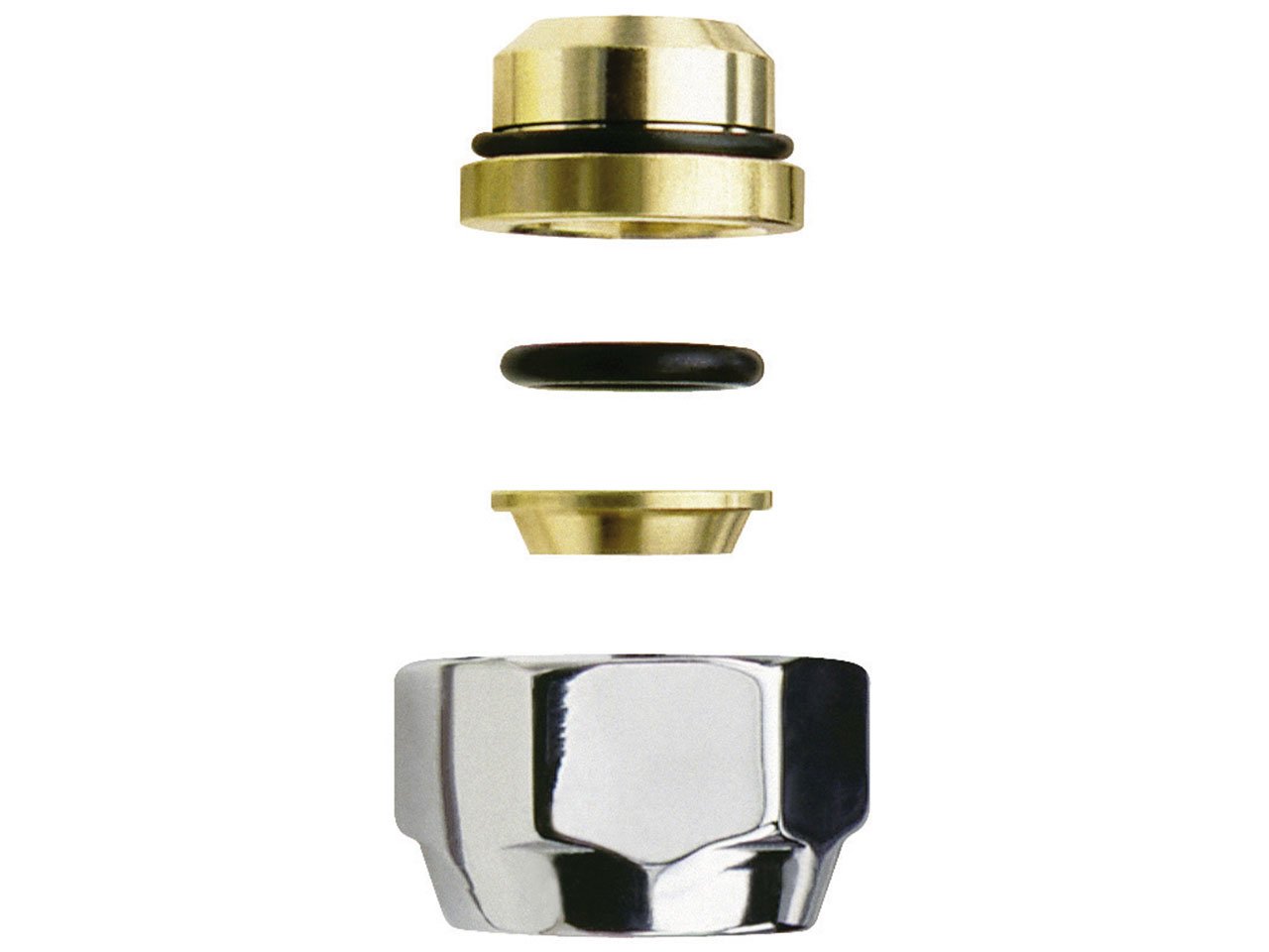 Raccordo Tubo Rame 24/19X12 Cromo-5546