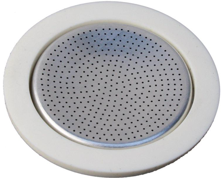 Ricambio Originale Guarnizione Con Piastrina Moka Express 6 Tz