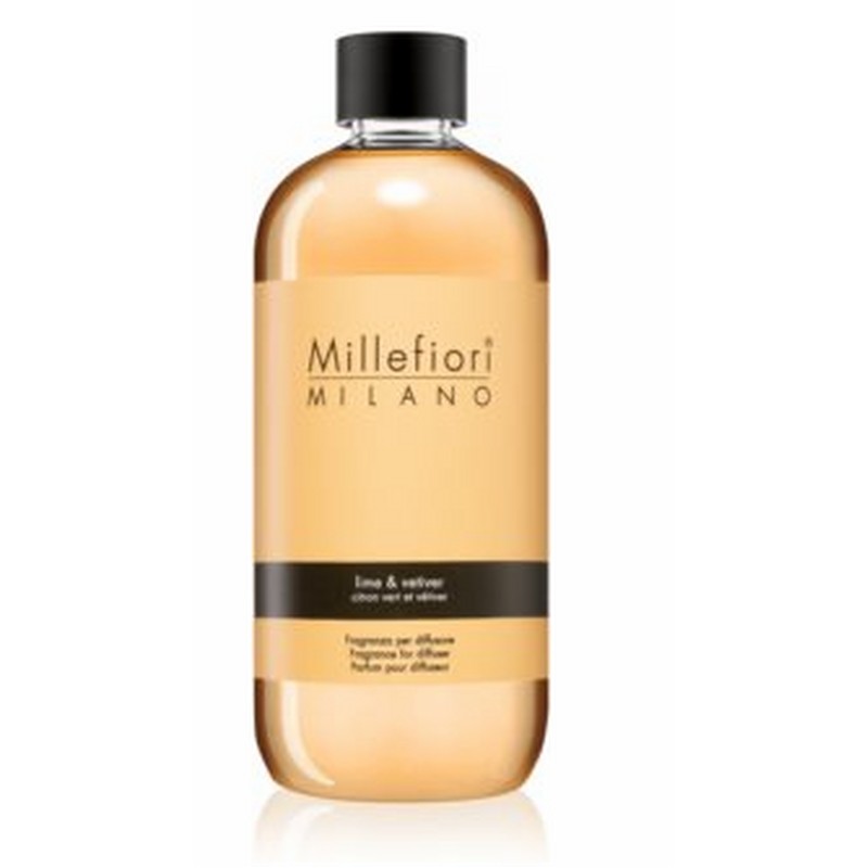 RICARICA DIFFUSORE A STICK 500 ML LIME & VETIVER MILLEFIORI MILANO