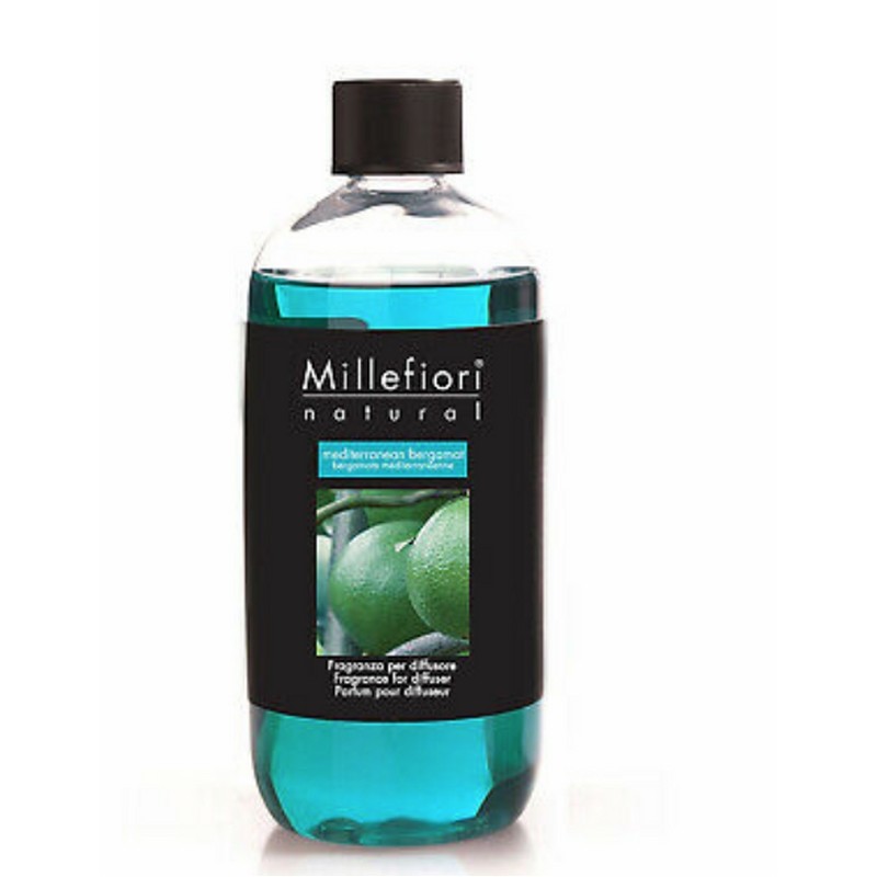 RICARICA DIFFUSORE A STICK 500 ML MEDITERRANEAN BERGAMOT MILLEFIORI MILANO
