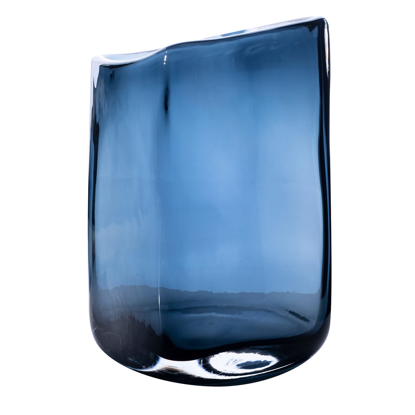Vaso piccolo Trapezio - Blu profondo